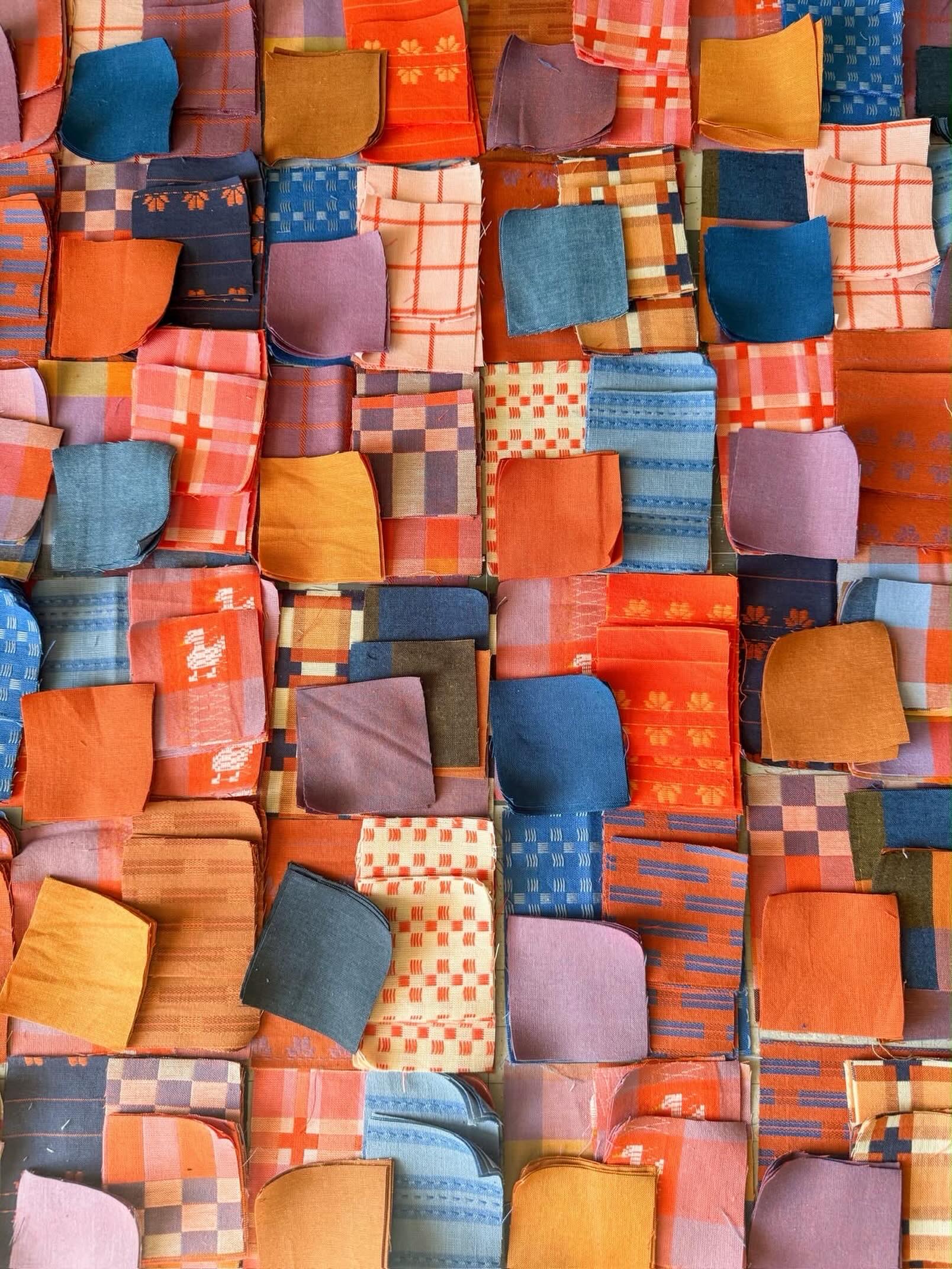 Quilting is proof that beautiful things are made slowly, one stitch and one carefully chosen piece at a time.
-
Fine + Dandy arriving soon!
Photo by piecing artiste @quilts_of_summer.