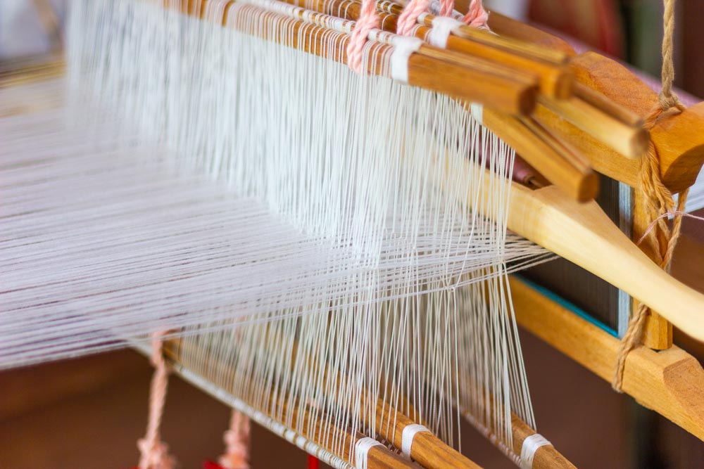 Weaving,Equipment,Household,Weaving,-,Detail,Of,Weaving,Loom,For