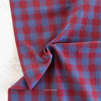 QH-GH55-03-ROYAL-gingham-hearts-queen-of-hearts-wide-width-cotton-by-fableism-supply-co-1